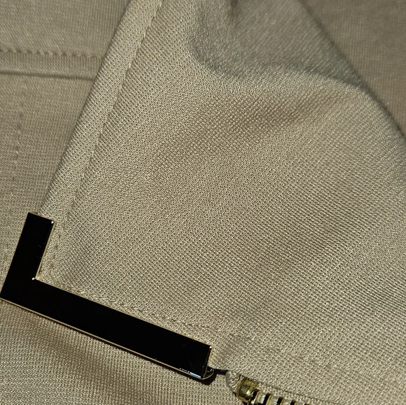 🆕️Anne Klein Moto Jacket Latte Size XS NWT - Picture 4 of 7